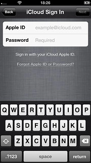 Press Password and key in the password for your Apple ID.