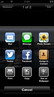 Press one of the following options:Mail, go to 3a.