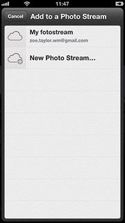 Press the required album.