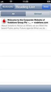 Press the required list.