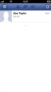 Press the new message icon.