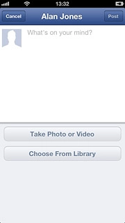 Press Choose From Library.Go to the required folder.