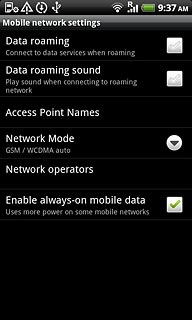 Press Access Point Names.