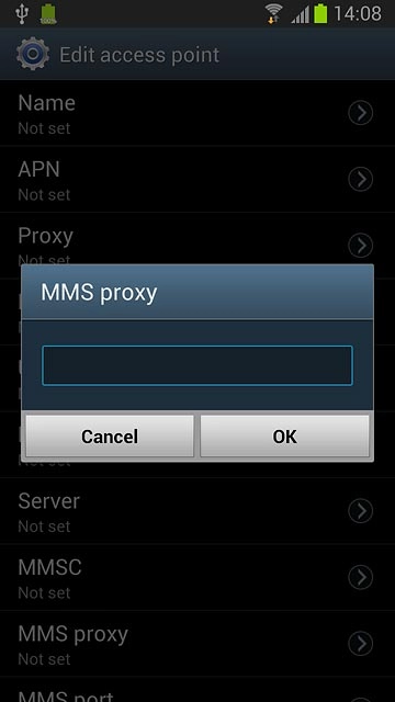 Key in 10.202.002.060 and press OK.