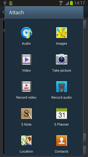 Press Audio.Go to the required folder.
