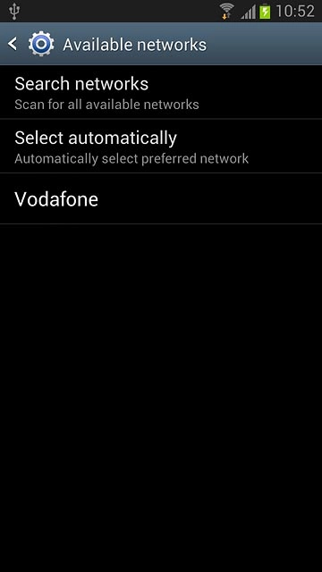 Press Select automatically.