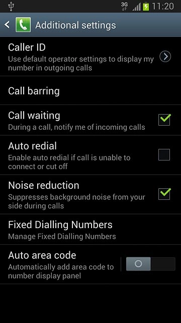 When the box next to the menu item is ticked (V), the function is turned on.