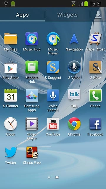 Press the application you've just downloaded.Follow the instructions on the display to use the application.