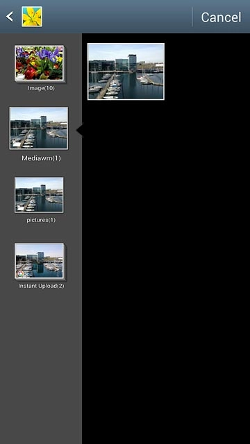 Press the required file.