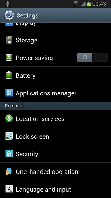 Press Language and input.