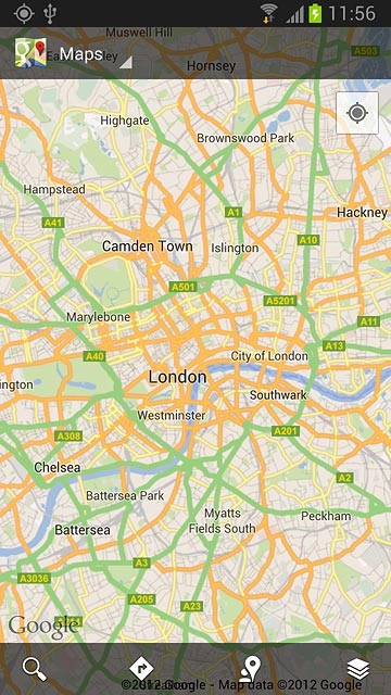 Press the search icon.Key in the required destination.Results matching what you key in are displayed.