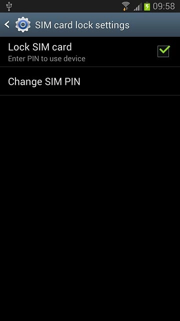 Press Change SIM PIN.