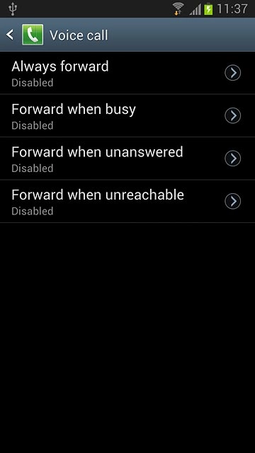 Forward when busy