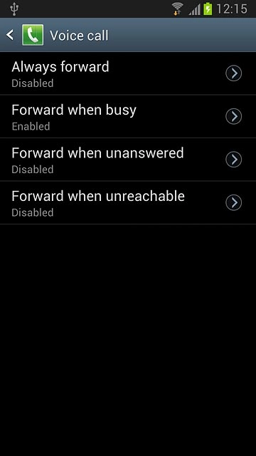 Forward when busy