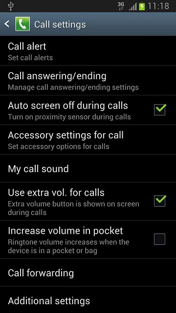 Press Additional settings.