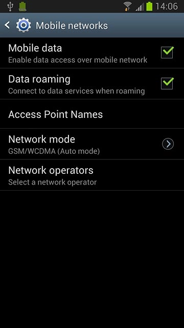 Press Access Point Names.