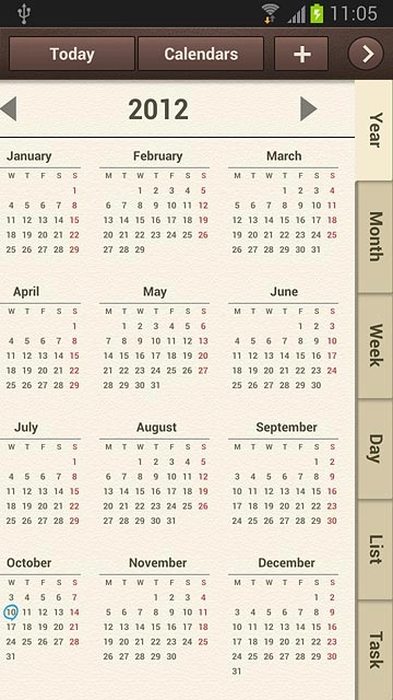 Press one of the following options:Year