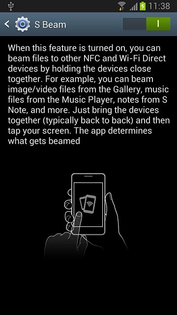 When the indicator turns green, S Beam is turned on.