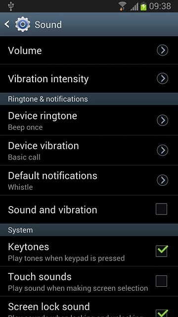Press Device ringtone.