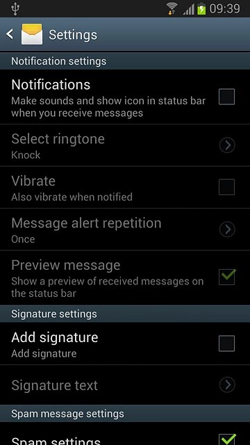 Press Notifications to turn on the function.