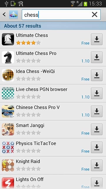 Press the required app.