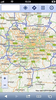 You can now use the application.Please note that Google Maps isn't part of the original application package and therefore only a general description is given here.You have the following options:Plan a routeView directionsView street viewView traffic informationView current locationFind companies