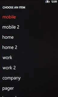 Press the required number type.