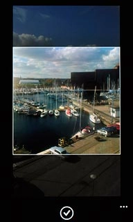 Press the confirm icon to assign the picture.