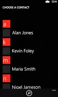 Press the required contacts to merge the contacts.