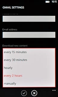 Press the required period or manually.