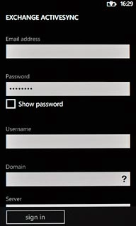 Press the field below Domain and key in the domain.