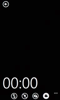 To turn on video light:Press the video light icon.