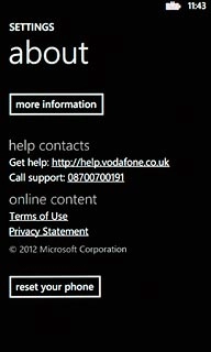 Press reset your phone.