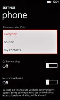 Press everyone, no one or my contacts.