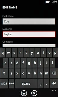 Press the save icon.