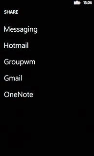 Press Messaging.A picture message containing the picture is created.Key in the first letters of the required contact.Matching contacts are displayed.