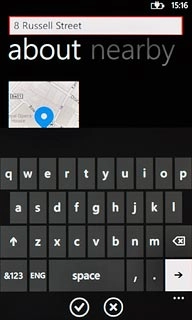 Key in the required name and press the confirm icon to confirm.