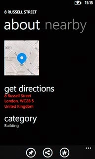 Press get directions to plan a route to the destination.Follow the instructions on the display to go to the selected destination.