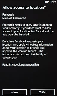 Press allow to confirm.Wait a moment while the application is installed.