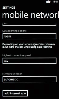 Press add internet apn.