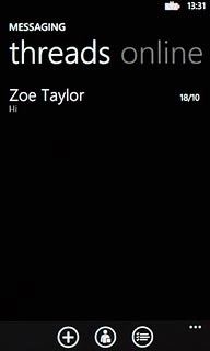 Press the required sender.