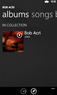 Press the required audio file.