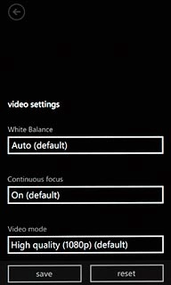 Press the field below Video mode.