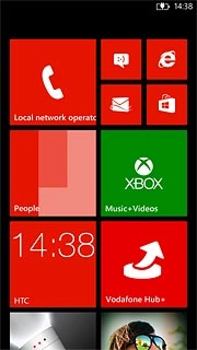 The battery charging icon shows that the battery is charging.Further information: Charge the battery