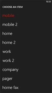 Press the required number type.