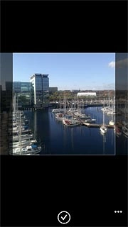 Press the confirm icon to assign the picture.