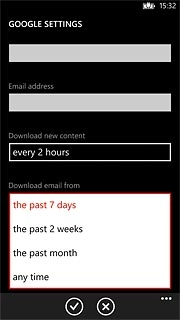 Press the required period or any time.