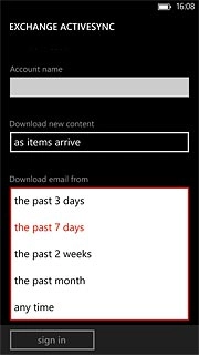 Press the required period or any time.