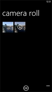 Press the required picture or the required video clip.