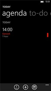 Press the required appointment to view the appointment details.